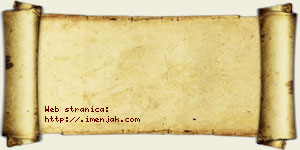 Omilj Janjić vizit kartica